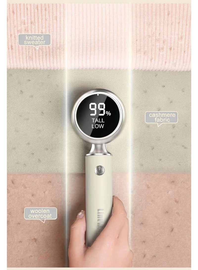 Lint Remover For Clothes Fabric Shaver for Clothing Furniture Carpet, Rechargeable Portable Sweater and Sticky Lint Remover Included - Image 3