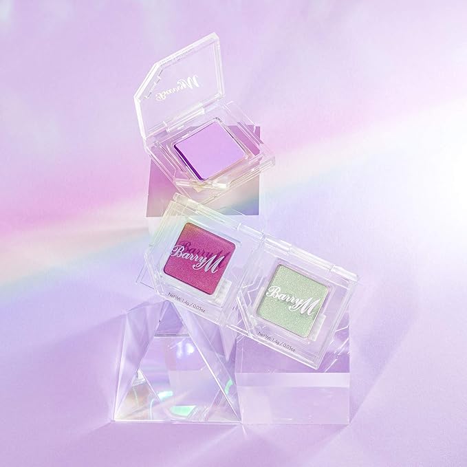 Barry M Cosmetics Clickable Single Pastel Green Shimmer Eyeshadow Palette Pastel Green Secret Garden 1 count Pack of 1 - Image 2