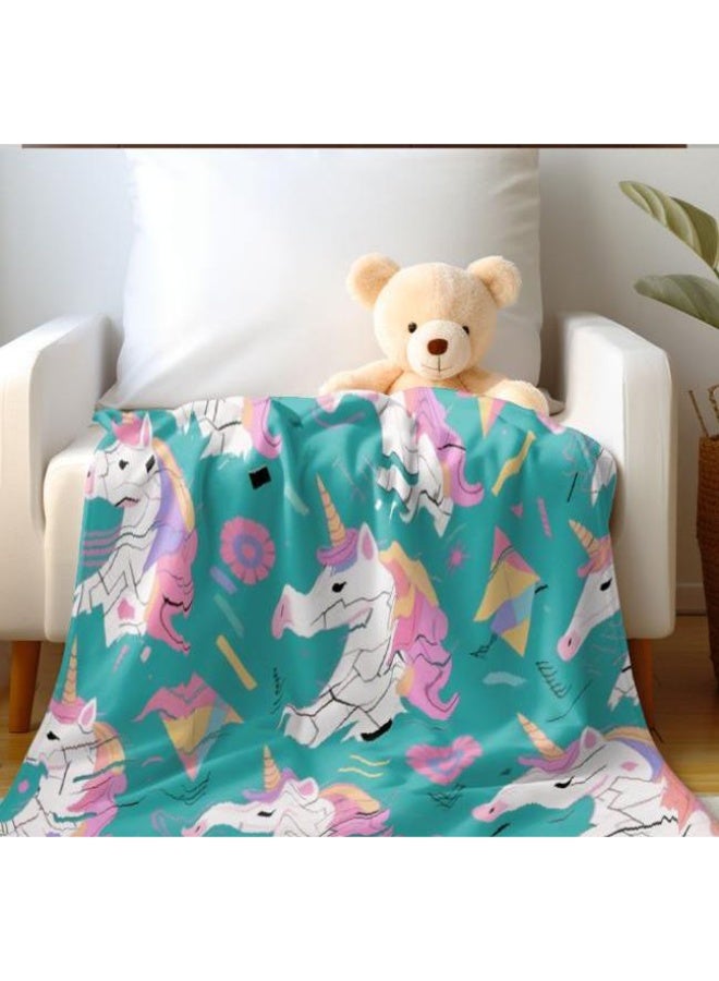 general Baby and children's cartoon flannel thin blanket (warm and comfortable, suitable for sleep, game use) 70cm*100cm - Image 4