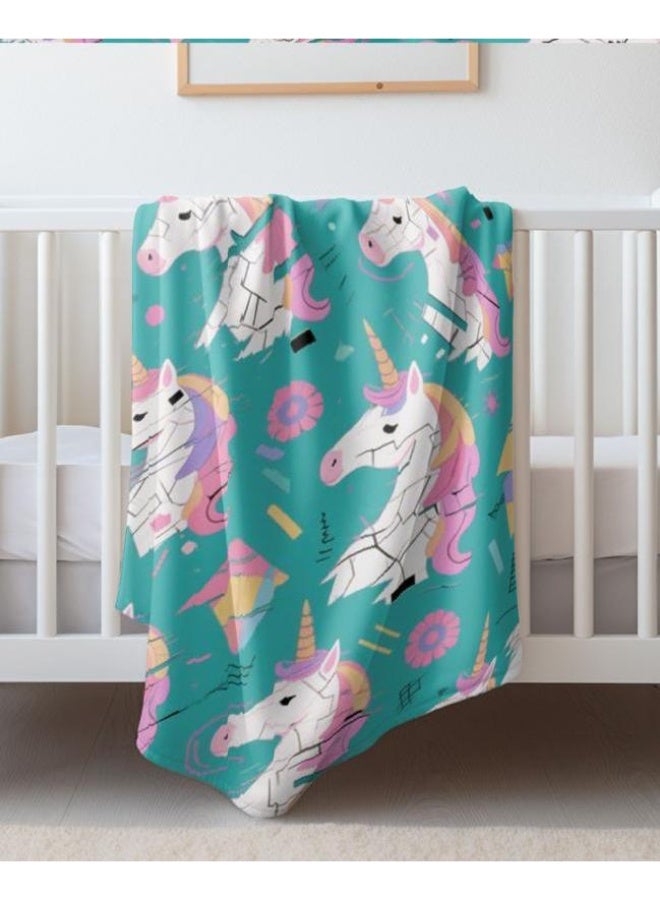 general Baby and children's cartoon flannel thin blanket (warm and comfortable, suitable for sleep, game use) 70cm*100cm - Image 3