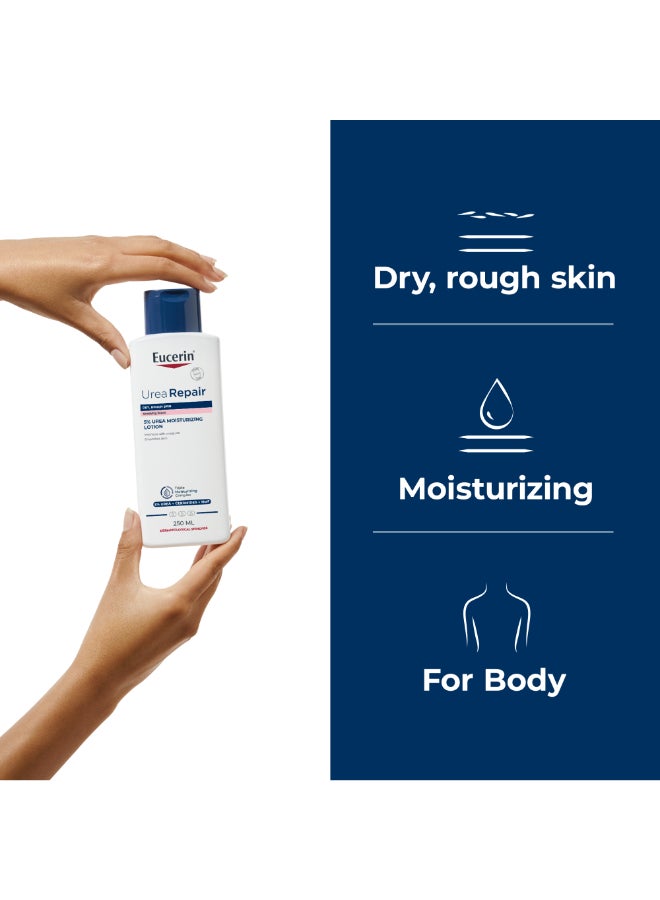Eucerin Urea Repair 5% Urea Body Lotion, Instant 48-Hour Relief from Dry Skin 250ml - Image 3
