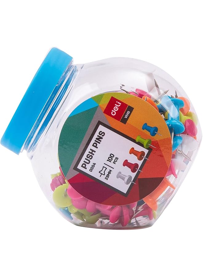 ديلي E0054 دبابيس 100 قطعة مقاس 23 مم بألوان متنوعة - Image 3