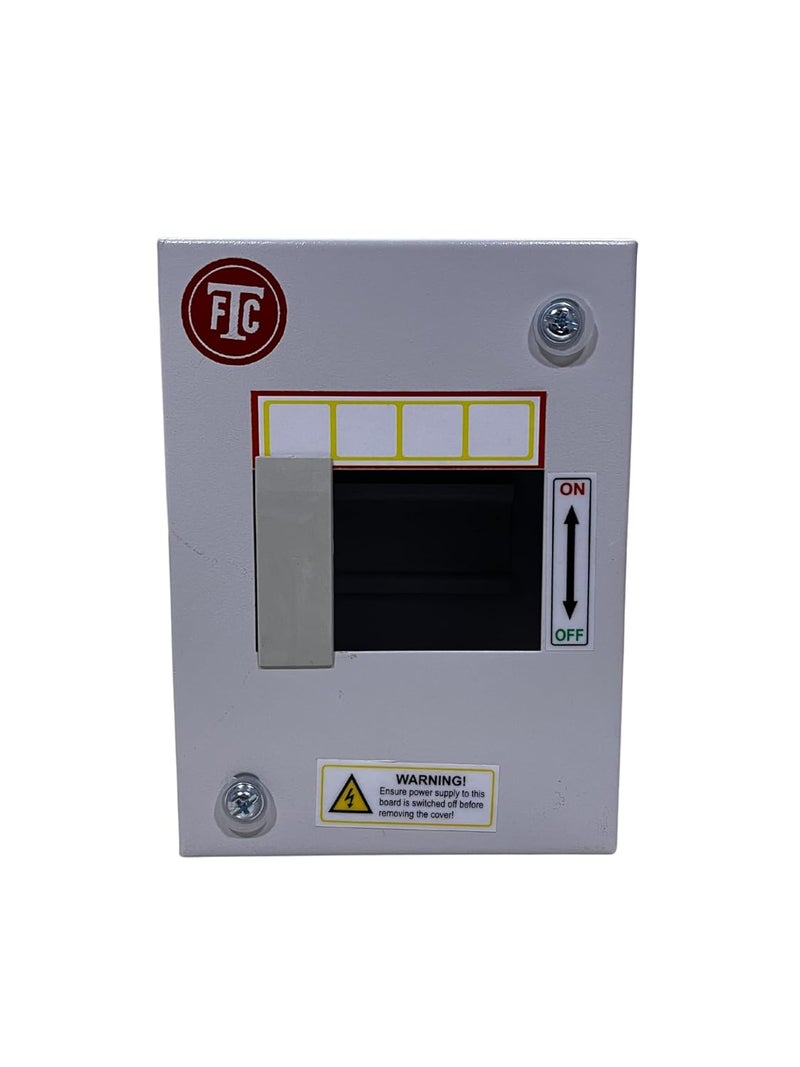 FTC MCB BOX 4 POLE PACK OF 4 PCS  - Image 1