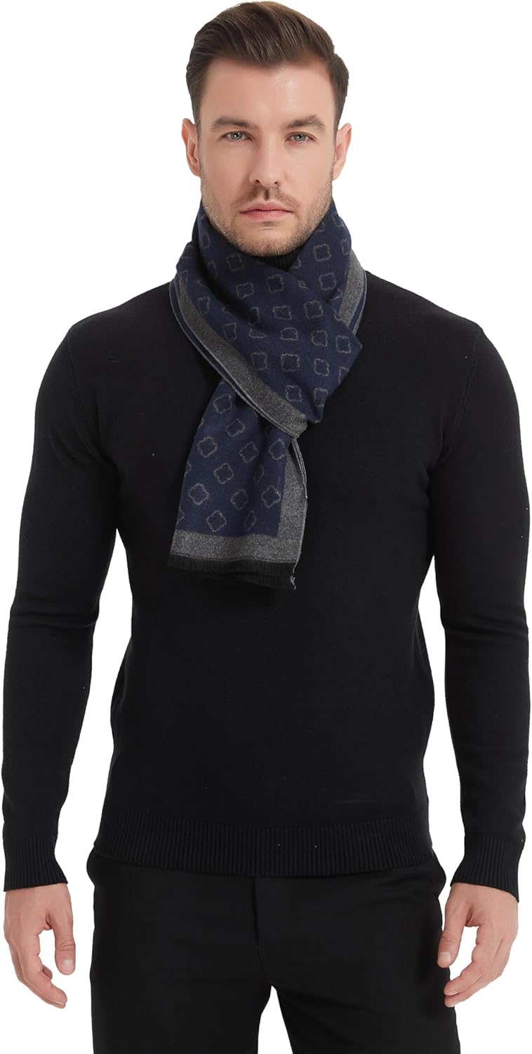 EP Mode Men's Winter Scarf, Cashmere Feel, Super Soft & Warm - Image 2