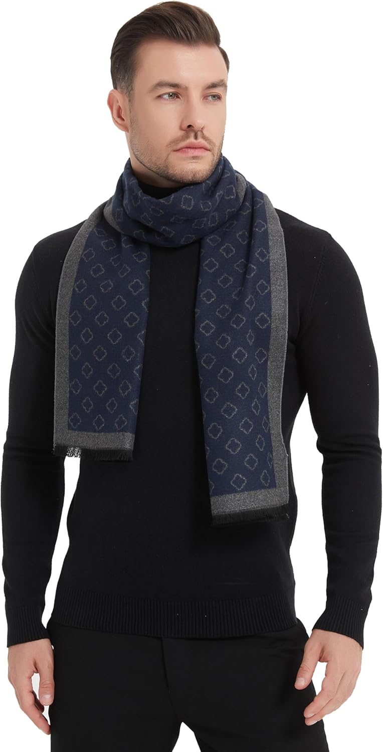EP Mode Men's Winter Scarf, Cashmere Feel, Super Soft & Warm - Image 1