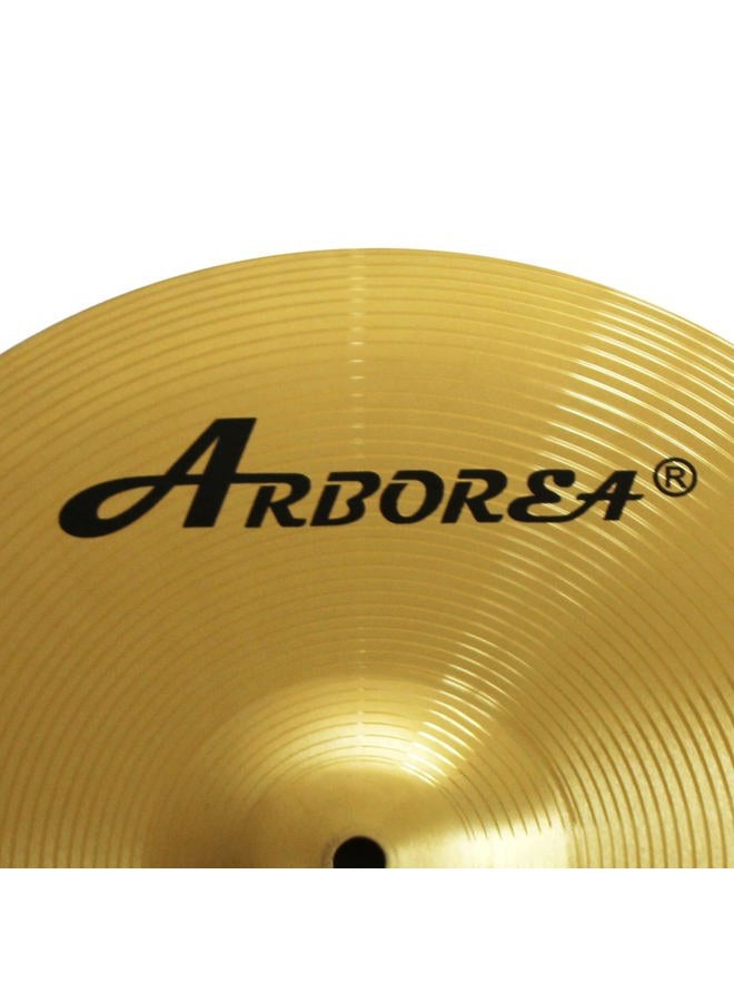 Arborea Cymbal Hi-Hats Cymbal Hero Brilliant Finish Bright Sound 14 Inch Drum High Hats Cymbal For Practice (14"Hi-Hats) - Image 4