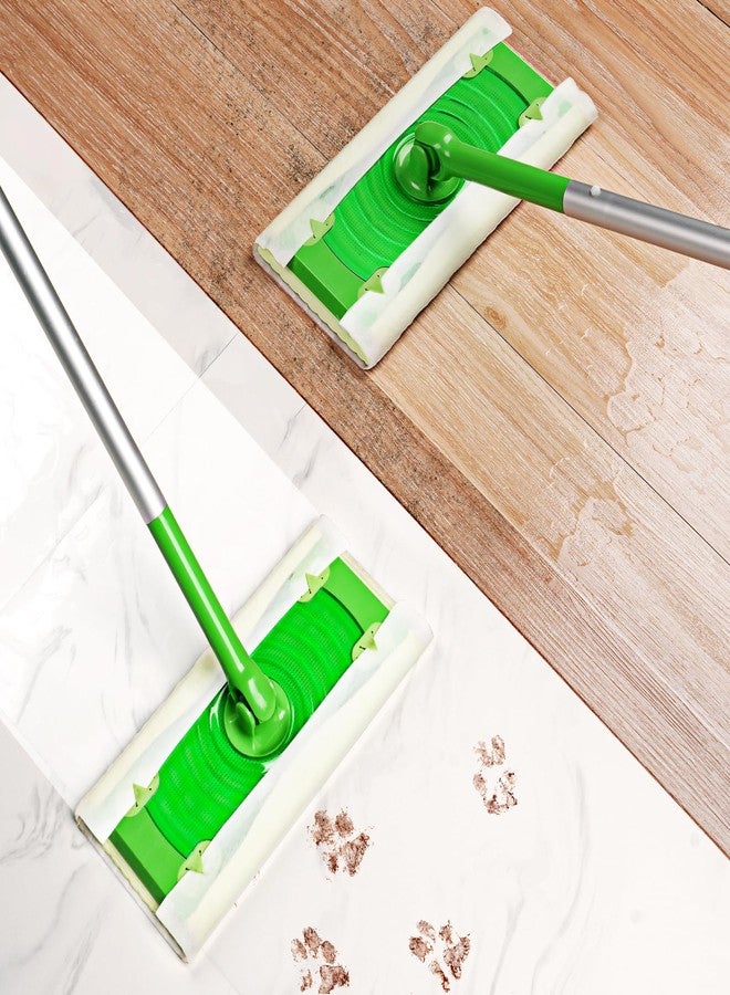 AIR U+ وسادات رطبة AIR U+ لإعادة التعبئة لماسح الأرضيات Swiffer، مناديل تنظيف الأرضيات القابلة للتخلص منها بدون رائحة، 30 قطعة - Image 5