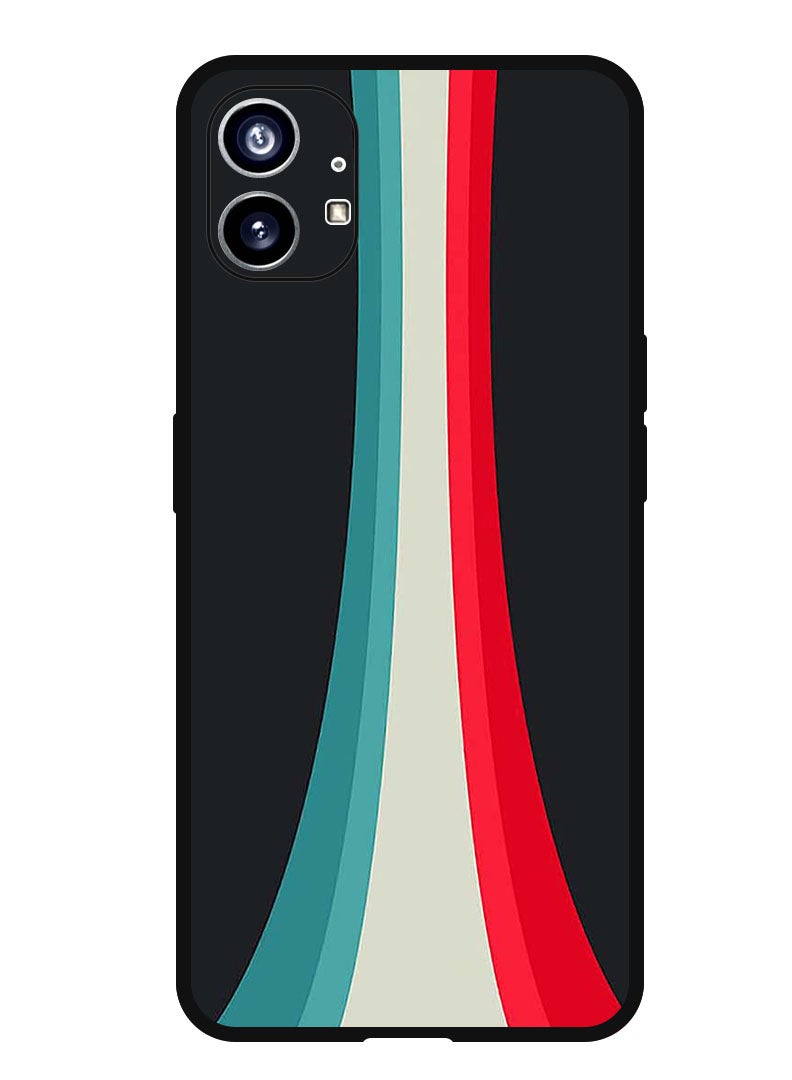 Theodor Protective Case Anti Scratch Shock Proof Bumper Cover For Nothing Phone 1 Stripes in center - Image 1