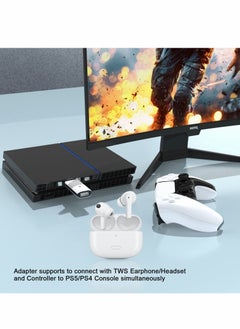 Y&D Wireless Controller Adapter, USB Coverter for PS5 4 Windows Nintendo Switch OLED, Converter Suitable Xbox Series X S Controller, One Elite  - Image 4