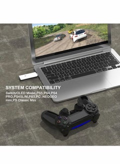 Y&D Wireless Controller Adapter, USB Coverter for PS5 4 Windows Nintendo Switch OLED, Converter Suitable Xbox Series X S Controller, One Elite  - Image 5