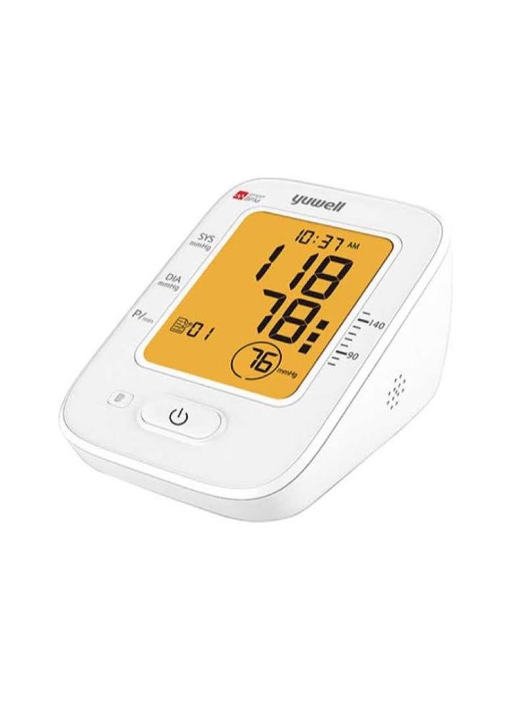Yuwell - Automatic Upper Arm Blood Pressure Monitor + Adaptor - Image 1