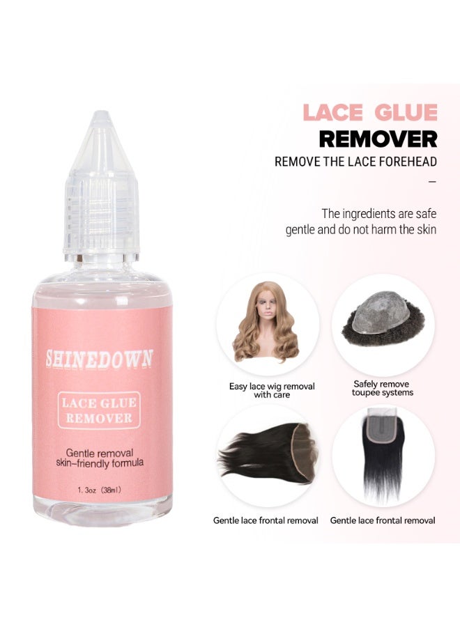 SHINEDOWN Professional Wig Installation Kit, Wig Glue for Front Lace Wig for Wigs with Strong Hold and Easy Application, Includes Wig Glue Remover - Image 4