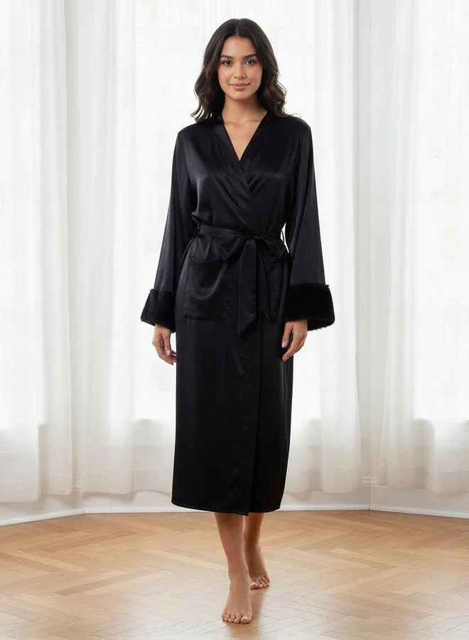 سبلاش فيڤ Robe Midi Length with Belt