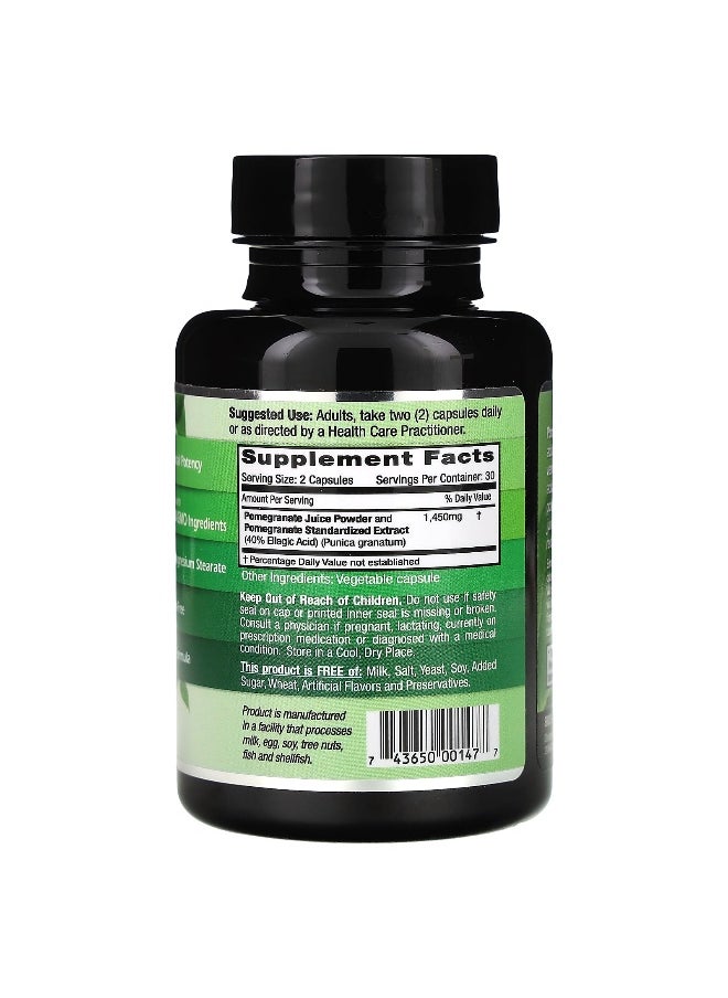 Emerald Laboratories Emerald Laboratories, Pomegranate, 1,450 mg, 60 Vegetable Caps (725 mg per Capsule)  - Image 2