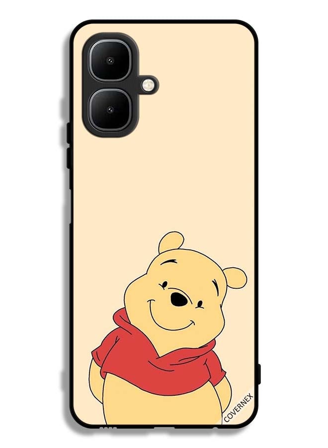 Covernex Infinix Smart 10 Protective Case Cover Bear In Happy Mode