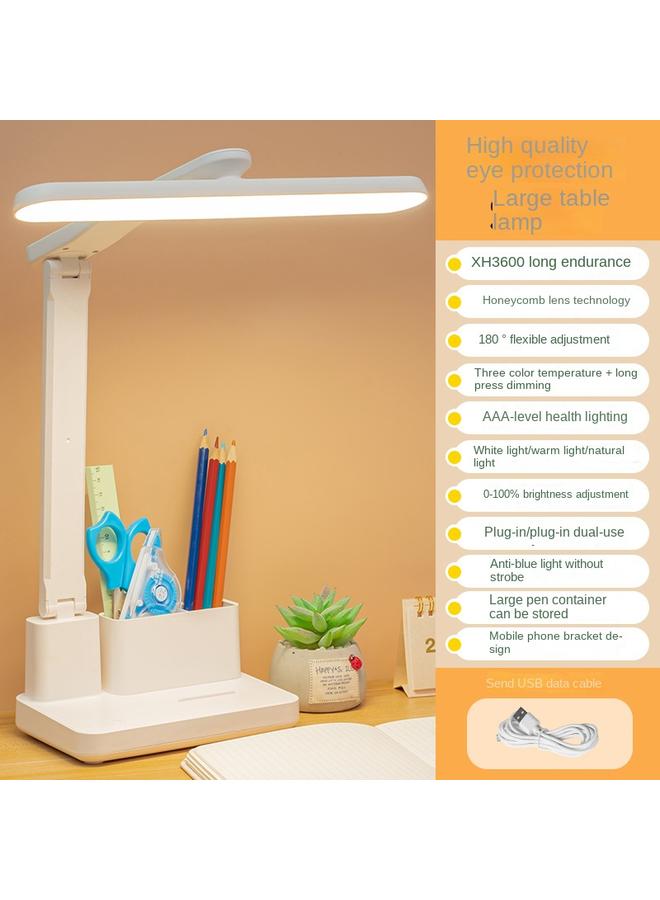 Bluejw Source Manufacturers LED Folding Desk Lamp Bedside Lamp Students Learn Eye Protection Dormitory Reading Lamp Bedroom Atmosphere For A Small Night - Image 1