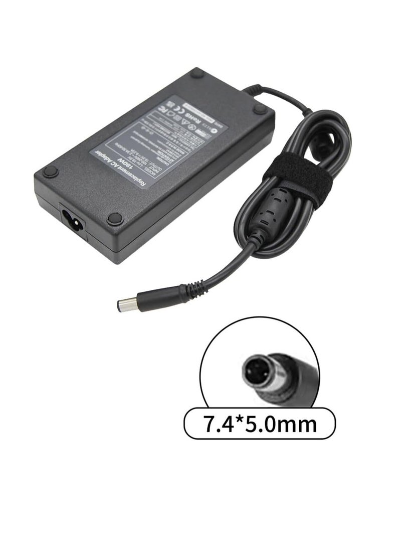 Terabyte 19.5V/9.23A 180W Dell Inspiron 15 7577 ALIENWARE 13 R3 Precision 15 7520 Laptop AC Replacement Adapter DWG4P 0DWG4P - Image 2