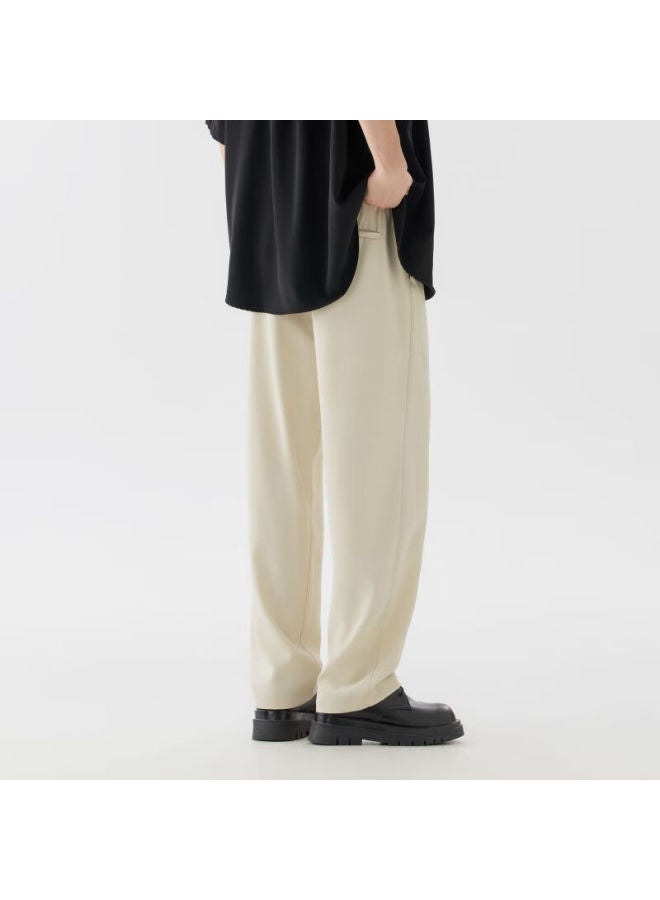 Clor Casual Pants For Men, Spring And Summer Loose Straight-leg Trousers, Trendy Breathable Sports Dress Pants, Cl15 Khaki XL - Image 5