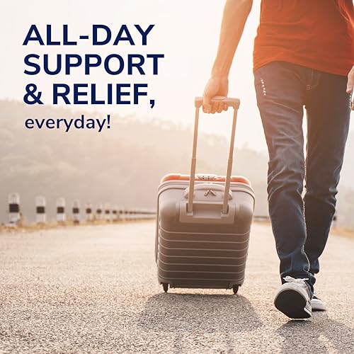 Dr. Scholl's Heavy Duty Support Insole Orthotics, Big & Tall, 200lbs+, Wide Feet, Shock Absorbing, Arch Support, Distributes Pressure, Trim to Fit Inserts, Work Boots & Shoes, Men Size 8-14, 2 Pairs - Image 5