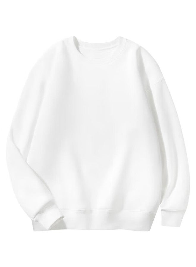 GENIOLAMODE Senma Group Men'S Sweatshirt Style Solid Color Casual Round Neck Pullover, Loose Comfortable Versatile Long-Sleeve Top - Image 1