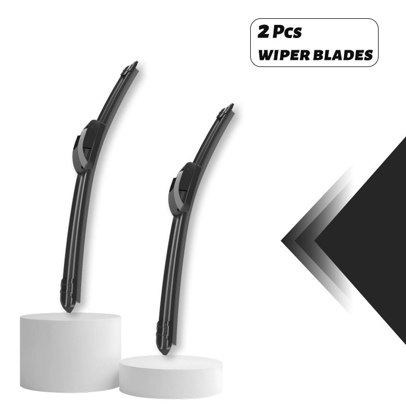 SIMPWIBLD 2 Factory Wiper Blades Replacement For 2001-2005 Honda Civic/2004-2009 Mazda 3 Original Equipment Windshield Wiper Blades Set 21"+19" (Set of 2) U/J HOOK - Image 4