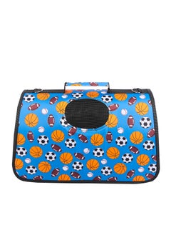 HAPPY PUSS Outdoor Pet Bag: pet handbag, pet shoulder bag, Travel Carrier for cats and dogs. Basketball  design-medium size  - Image 1