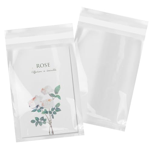 iMailer - 200 Count - 5" x 7" Cellophane Bags Self Sealing - Resealable Clear Poly Cello Bags for A2 A4 A6 Cards & Envelopes, Bakery, Cookies, Treats - Image 1
