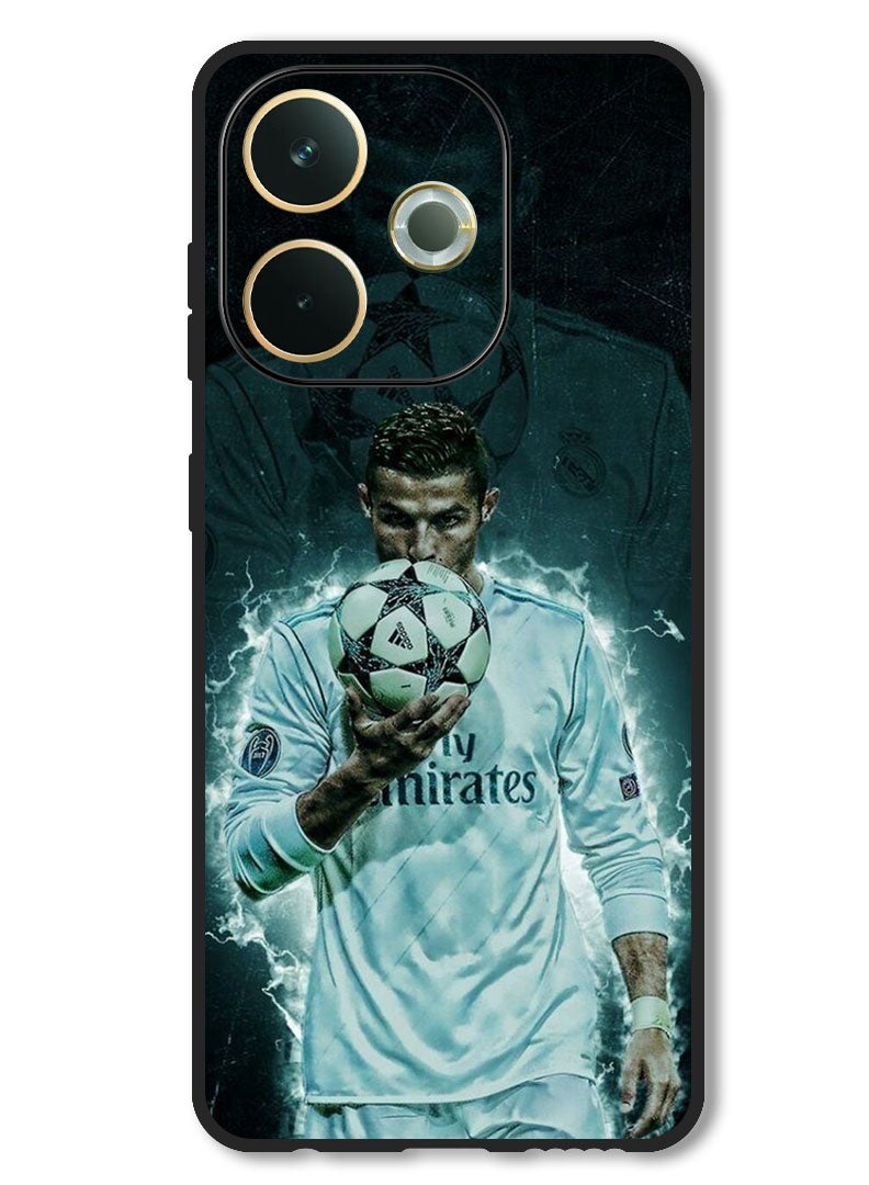 Theodor Case Compatible with Oppo A5 Pro Protection Shockproof Bumper Cover Ronaldo (2) - Image 1
