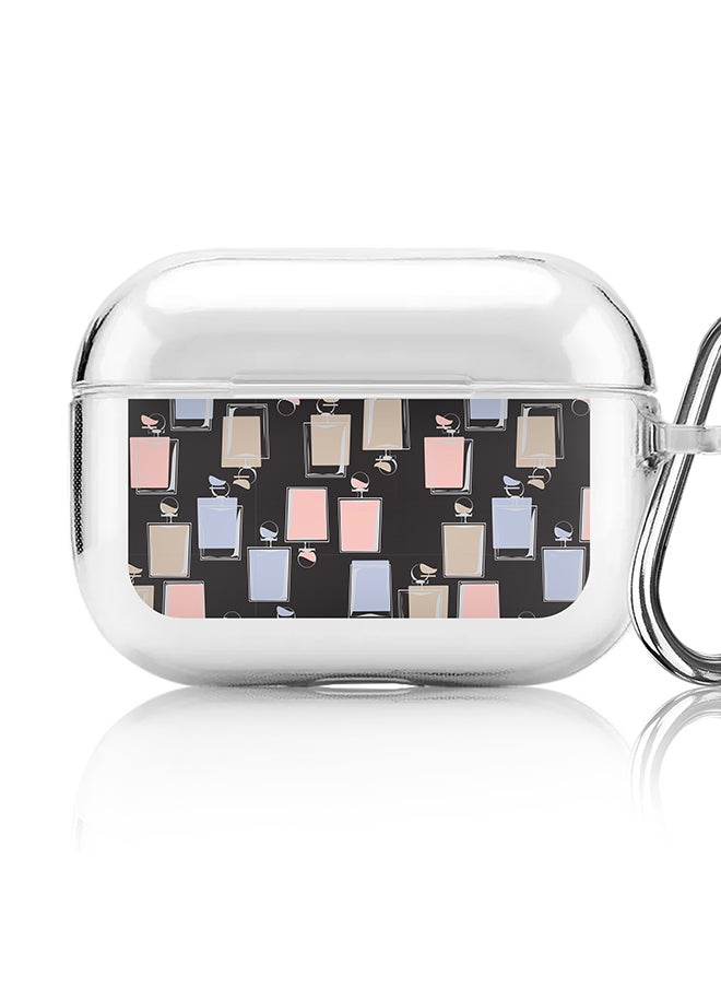Stylizedd - Classic Clear printed Case for Apple AirPods Pro 2nd Generation Thin Transparent Cover [Designed for Apple AirPods Pro 2nd Generation] - Fragrant Perfume - Image 1