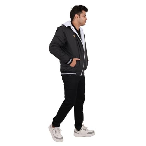 Quark Unisex Reversible Jacket in GLD Material best for Winterwear/Hiking/Biking/Camping/Mountaineering(Control Temperature up to 3 Degree Celsius.)(3°C) - Image 4