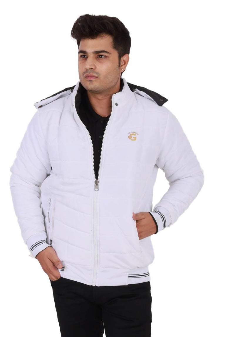 Quark Unisex Reversible Jacket in GLD Material best for Winterwear/Hiking/Biking/Camping/Mountaineering(Control Temperature up to 3 Degree Celsius.)(3°C) - Image 1