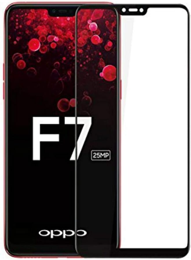 OR Other screen protector 5d for Oppo f7 -Black