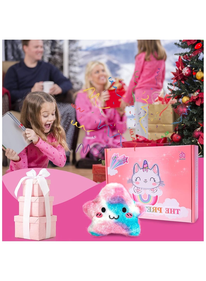 مجموعة مكياج للأطفال للفتيات، مجموعة مكياج وهمية للفتيات الصغيرات بعمر 4 5 6 7 8 9 سنوات، مجموعة هدايا مكياج تظاهر للفتيات الصغيرات، هدايا عيد ميلاد للفتيات بعمر 8 سنوات فما فوق - Image 4