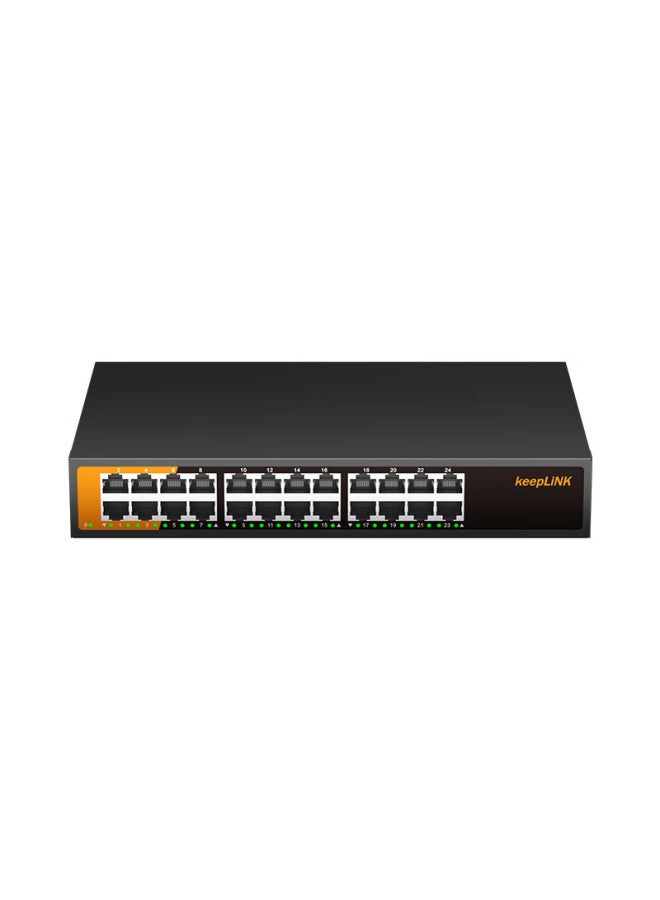keepLiNK مفتاح كيبلينك Kp-9000 24 منفذ جيجابت كامل، موزع مؤسسي وشبكي، محول مشروع هندسي - Image 3