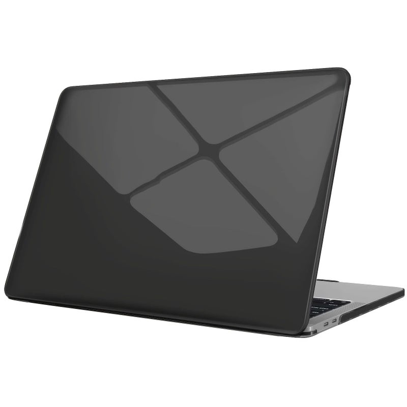 Transparent Protective Shell Hard Case For 2023 Apple Macbook Air 15 Inch M2 A2941 Black - Image 1
