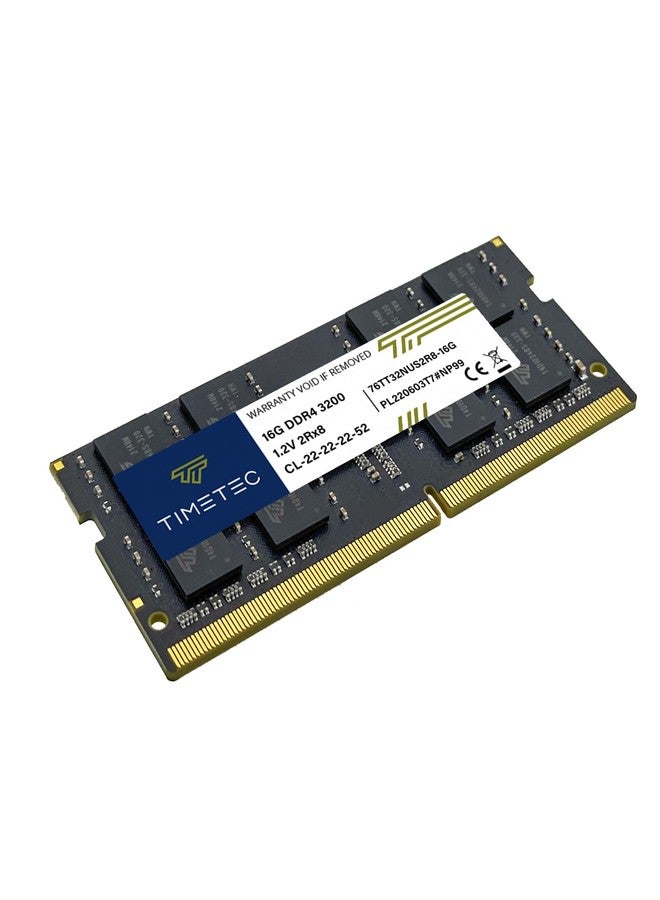 تايم تيك ذاكرة Timetec Premium سعة 16 جيجابايت DDR4 بتردد 3200 ميجاهرتز (أو 2933 ميجاهرتز أو 2666 ميجاهرتز) PC4-25600 غير مزودة بتقنية تصحيح الأخطاء ECC وغير مخزنة مؤقتًا بجهد 1.2 فولت وتوقيت CL22 و2Rx8 ثنائية الرتبة ذات 260 دبوس SODIMM لأجهزة الكمبيوتر المحمولة والكمبيوتر الشخصي - Image 3