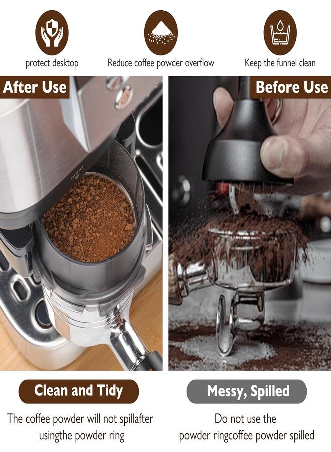 CHUDODO Espresso Dosing Funnel for Ninja Luxe Cafe ES601, Precision Fit Coffee Mess-Free Grinding Ring, Professional Barista Accessory for Ninja Espresso Machine ES601 - Image 4