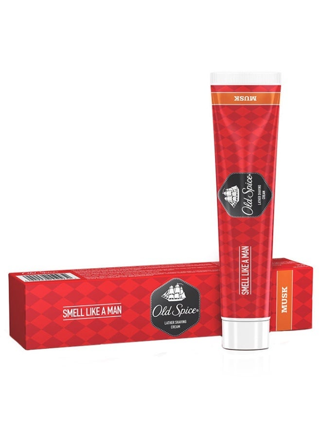 Old Spice Shaving Cream Musk 70Gm - Image 2