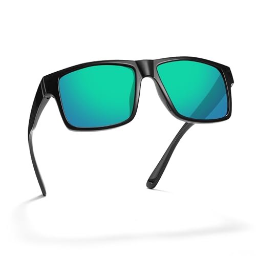 PRIVEL XXL Size Extra Large Square 157MM Polarized Sunglasses for Big Wide Heads Men TR90 Lightweight UV400 Glasses (PMX008P-4) - Image 1