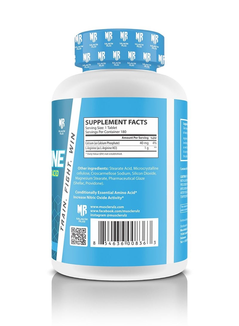 ماسل رولز مسكـل رولز إل-أرجينين 1000 ملغ 180 قرص - Image 2