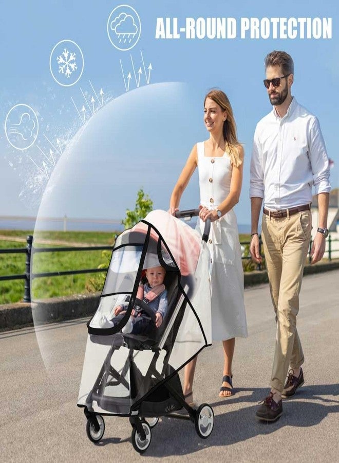 hito Universal Stroller Rain Cover Waterproof Windproof Protection - Image 5