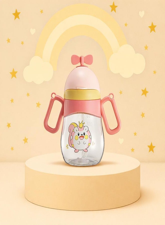 Alya The Cheeky Kidzz Baby Unbreakable Sipper Bottle Cup/Mug Learning Sippy BPA Free Anti Spill Sippy Cup Dust-Proof Sippy Cup with Twin Handles Sipper for Toddlers/Infants/Babies (Design 37) - Image 1