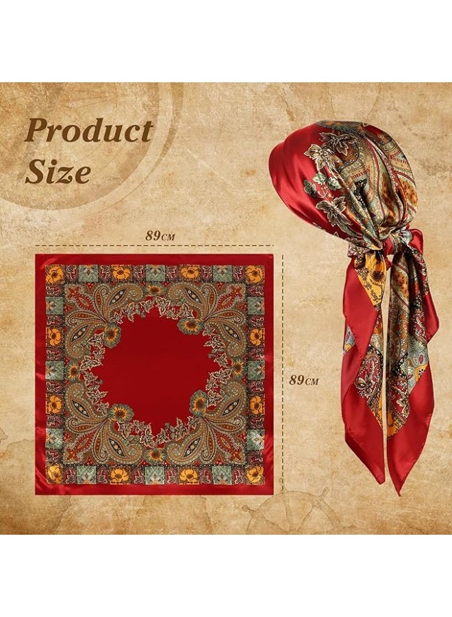 DMG TECH Pirate Costume Accessories Set, Women Men Pirate Captain Accessories, Medieval Pirate Captain Costume, Pirate Earrings Pirate Eyepatch Sash Belts Pirate Bandanas for Halloween Cosplay Party - Image 4