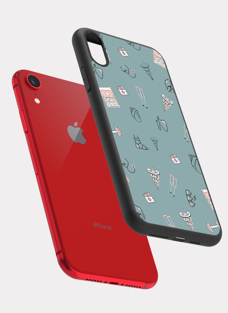 PXLAAT iPhone XR case cover Medical Pattern - Image 2