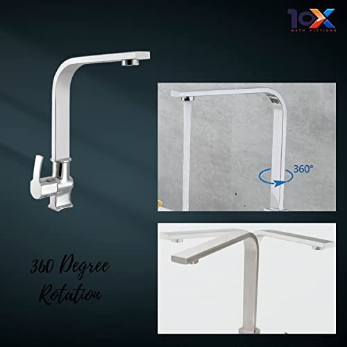 10X Brass Swan Neck ST-87716 for Bathroom/Washbasin Table Mounted Chrome Plated - Image 5