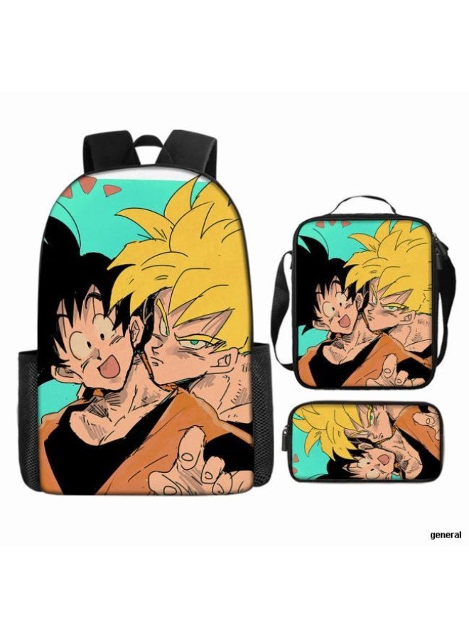 عام حقيبة ظهر مطبوعة عالمية مشتركة - مجموعة حقائب ظهر من ثلاث قطع (متوفرة للطلاب والأطفال والأصدقاء في النزهايات وتسلق الجبال وما إلى ذلك) - 83 - Image 1