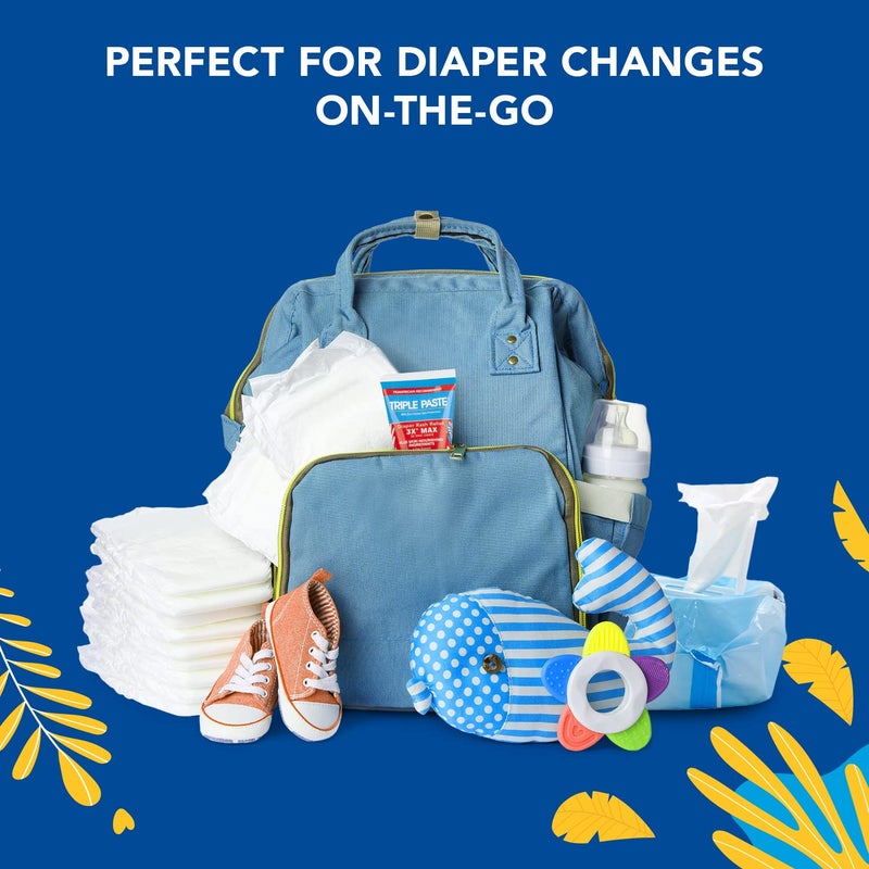 Triple Paste مرهم طفح الحفاضات تريبل بيست 3X ماكس، قوة قصوى مع 40% أكسيد الزنك لعلاج طفح الحفاضات الشديد، أنبوب 2 أونصة - Image 5