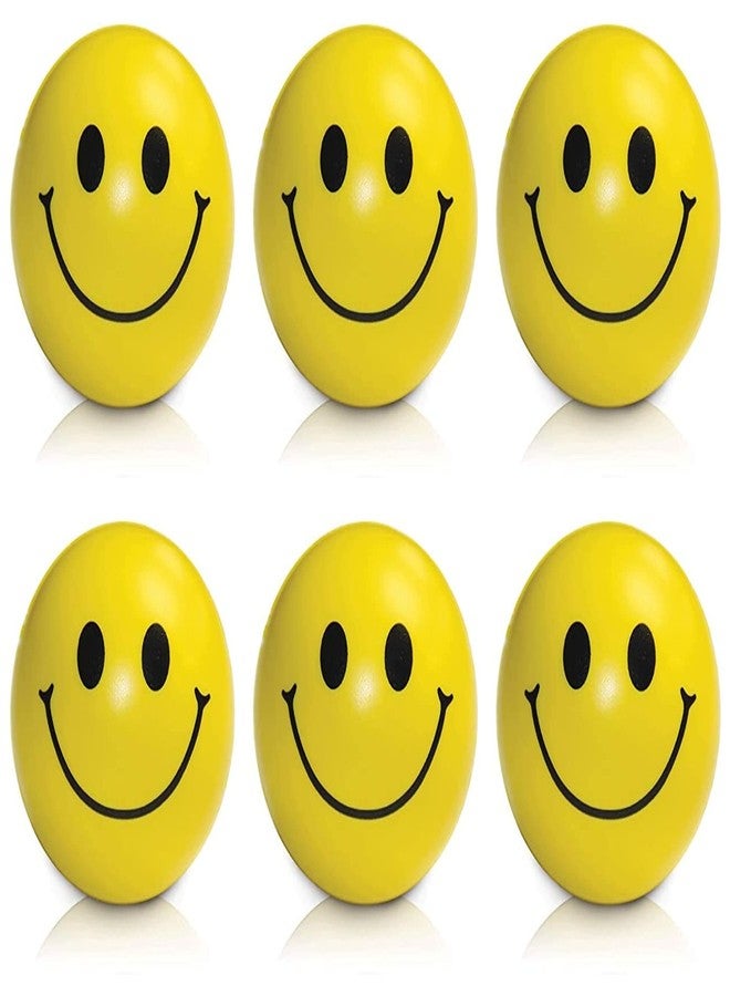 VASH Girlyz Attire (2 in 1) Smile Funny Balls + Plastic White Color Cricket Training Ball (Cute Face Anti Stress Less Ball,Indoor Games for Kids, Adults) (3 Smile Balls + 3 White Balls) - Image 2