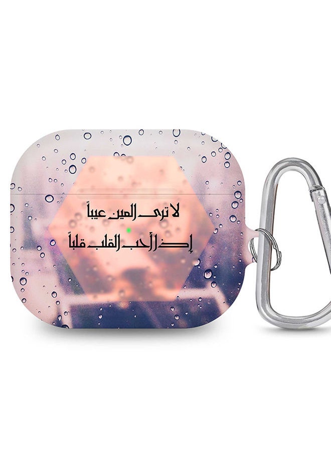 Stylizedd - StylePods Case for Airpods 3rd Gen Case With Anti-Lost Keychain - When The Heart Loves - Image 1