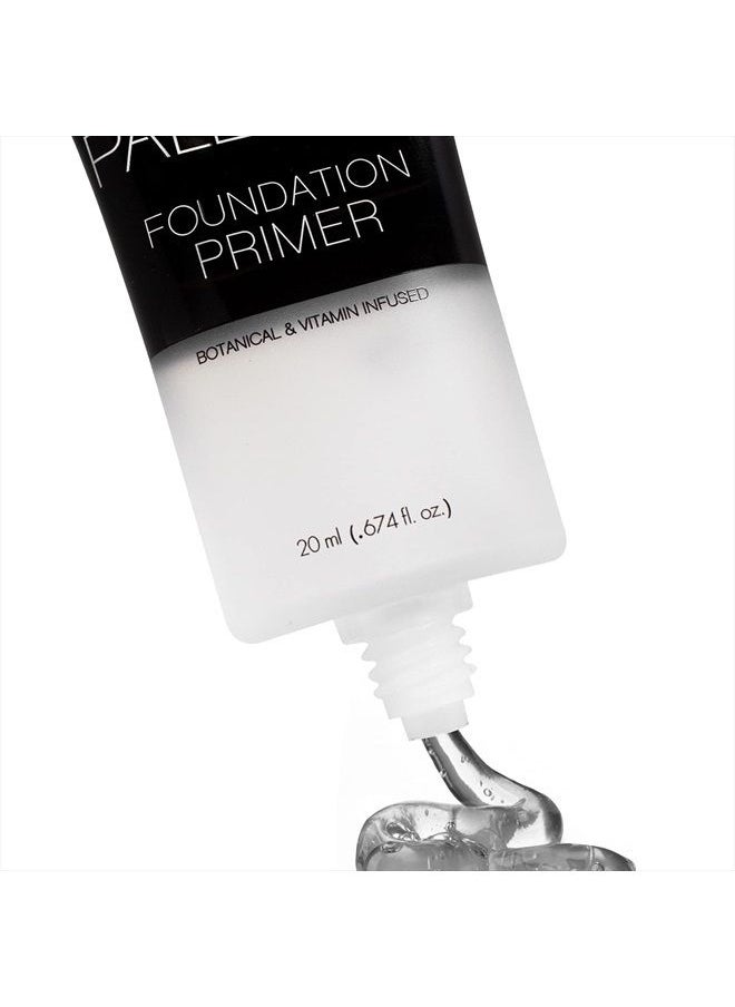 PALLADIO - Foundation Primer, Lightweight and Velvety Primer with Aloe Vera and Chamomile, Wear Alone or As Foundation Base, Minimizes Fine Lines and Pores, Helps Makeup Last Longer, 0.674 oz - Image 1